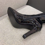 Saint Laurent shoes front view designer style