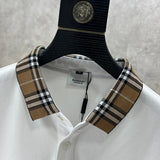 Close-up of Burberry designer clothing craftsmanship