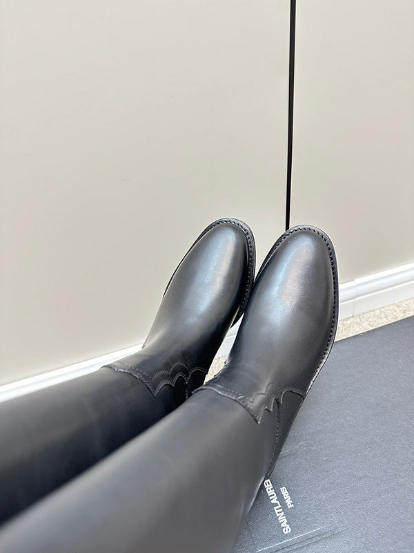 Saint Laurent luxury shoes detail shot