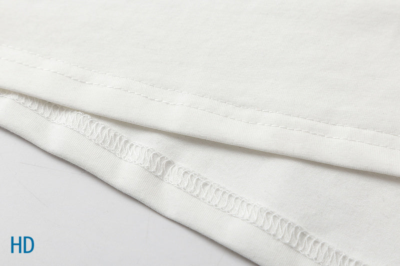 Close-up of Burberry t-shirt craftsmanship