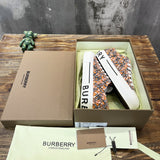 Burberry Beige Ankle Strap Heels - Toe Detail View