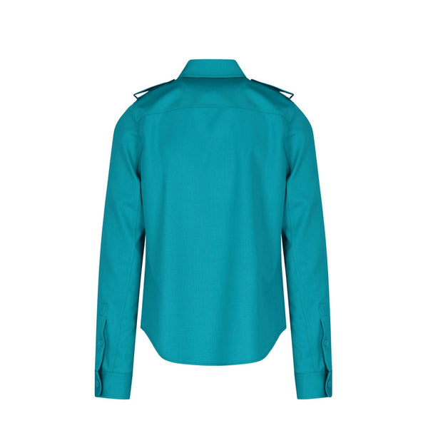 Bottega Veneta Tops? Bottega Veneta Grain De Poudre Wool Shirt Men Premium Designer Casual Top