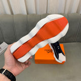 Hermès Red Loafer Flats - Side Profile View