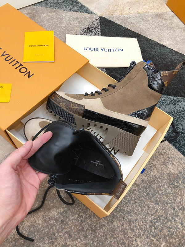 Louis Vuitton shoes front view designer style