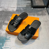 Hermes shoes Style 022 - top view showing design