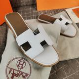 Hermes sandals Style 108 - texture and material detail