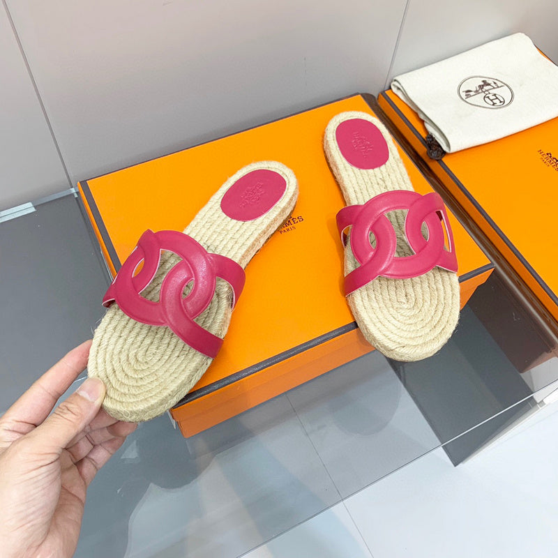 Hermes sandals Style 198 - back heel detail