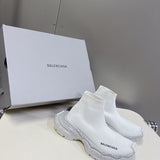 Balenciaga Tan Pointed-Toe Stiletto Heels - Angled View