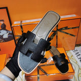 Hermes sandals Style 105 - texture and material detail