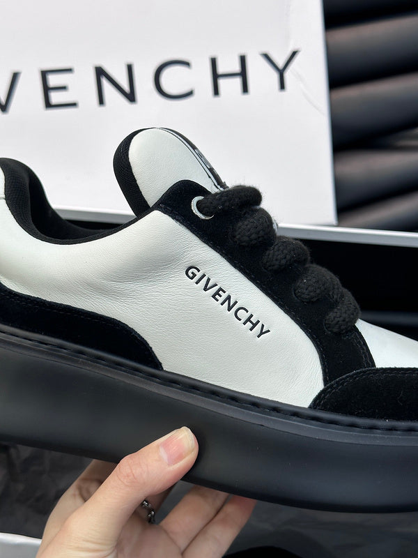 Givenchy Red High-Top Sneakers - Toe Detail View