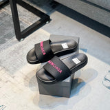 Balenciaga Tan Ankle Strap Sandals - Sole Detail View
