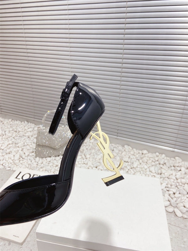 Saint Laurent luxury shoes detail shot