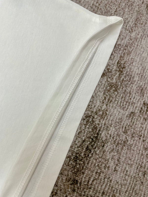 Close-up of Amiri t-shirt craftsmanship