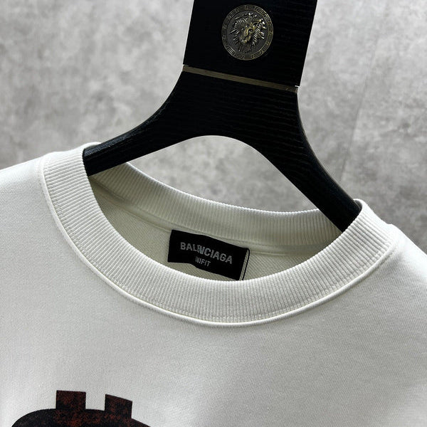 Close-up of Balenciaga designer clothing craftsmanship
