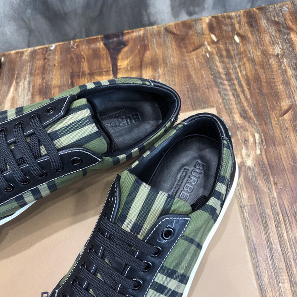 Burberry Grey Loafer Flats - Detail Shot of Craftsmanship