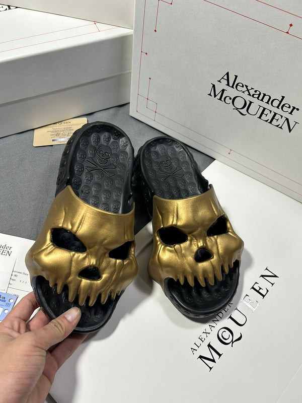 Alexander McQueen Camel Classic Ballet Flats - Back View