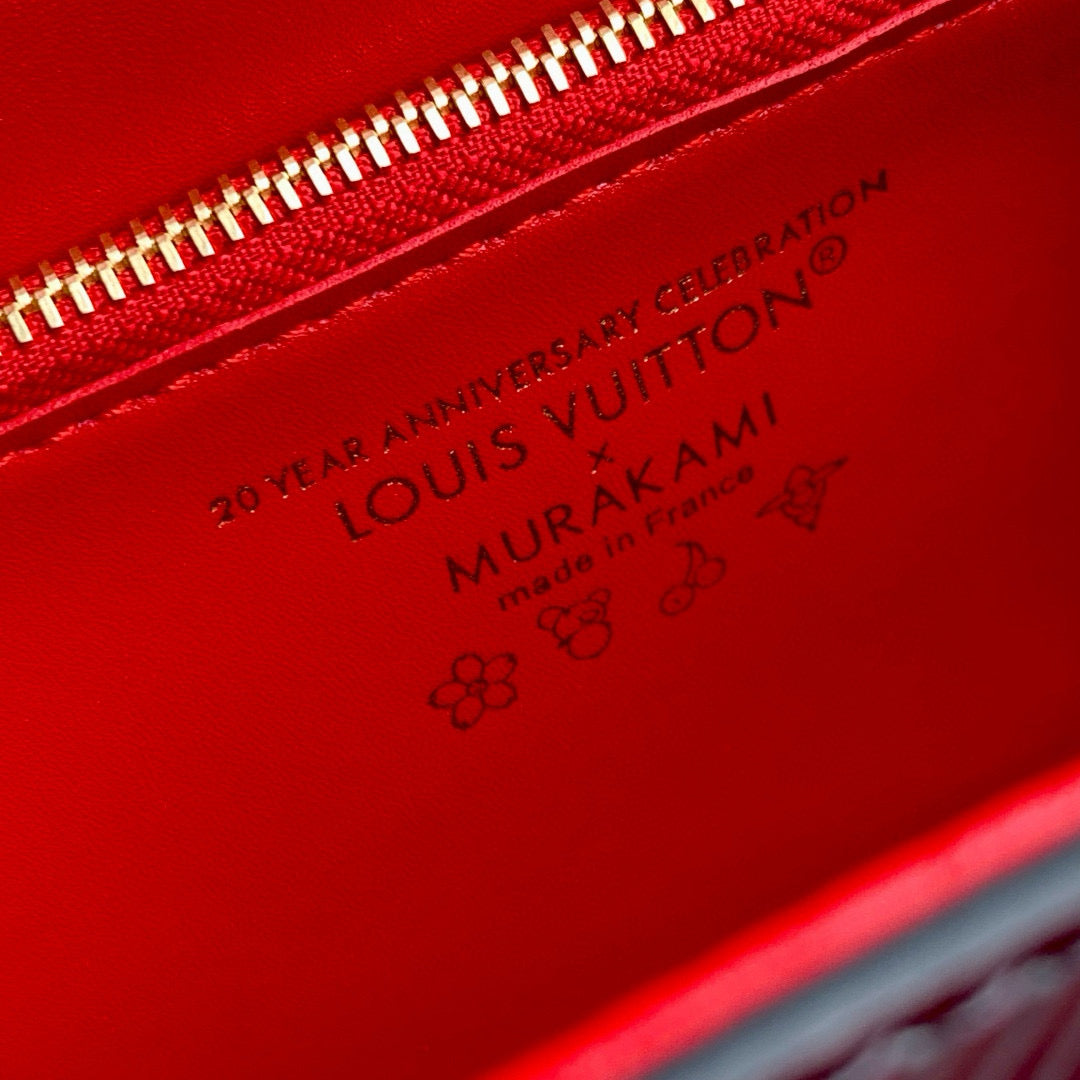 Louis Vuitton Bags- Louis Vuitton Lou x Murakami Twist Pm Bag Premium Designer Shoulder Bag