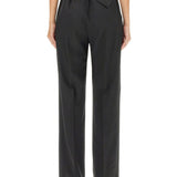 Bottega Veneta premium pants detail and craftsmanship close-up