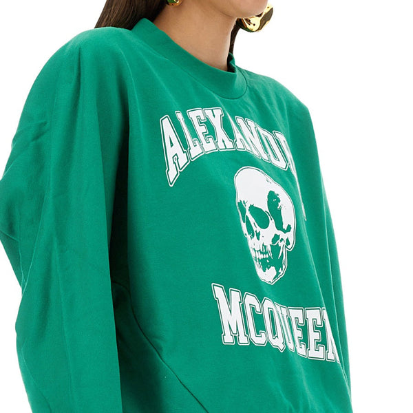 Close-up of Alexander McQueen sweaters & pullovers hardware and fine stitching