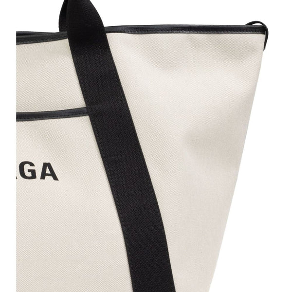 Close-up of Balenciaga handbags hardware and fine stitching