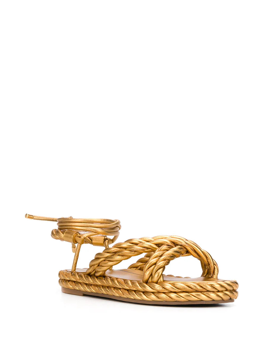 Valentino Shoes? Valentino Garavani The Rope Sandals Premium Designer Casual Shoes