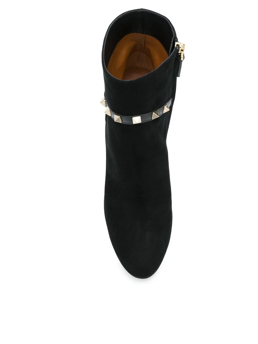Valentino Shoes? Valentino Garavani Valentino Garavani Rockstud Strap Booties Comfortable Everyday Designer Shoes