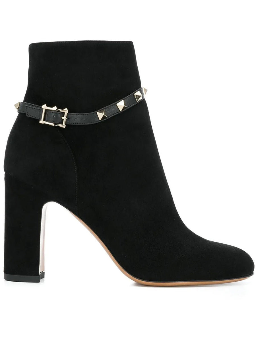 Valentino Shoes? Valentino Garavani Valentino Garavani Rockstud Strap Booties Comfortable Everyday Designer Shoes