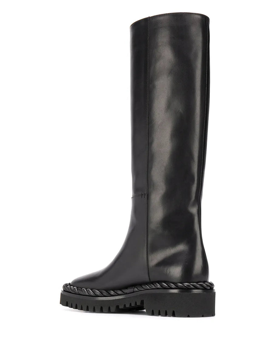 Valentino Shoes? Valentino Garavani Rope Detail Knee-Length Boots Premium Designer Casual Shoes