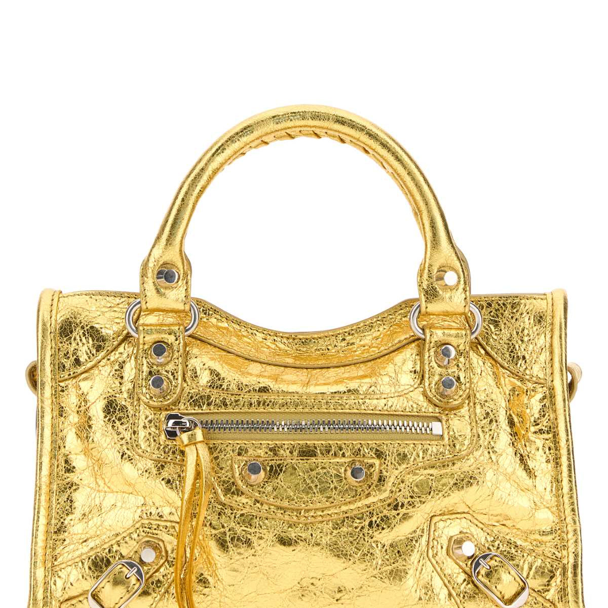 Balenciaga Bags? BALENCIAGA Mini Leather City Handbag Luxury Designer Leather Handbag