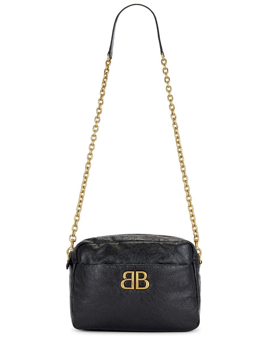 Balenciaga Bags? BALENCIAGA Monaco Small Shoulder Handbag Luxury Designer Leather Handbag