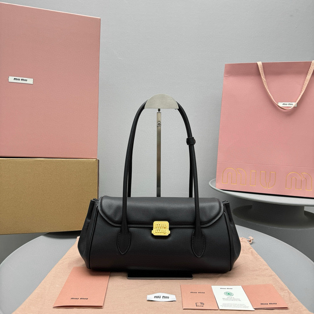 Bags- Miu M Shoulder Bag Luxury Designer Leather Handbag
