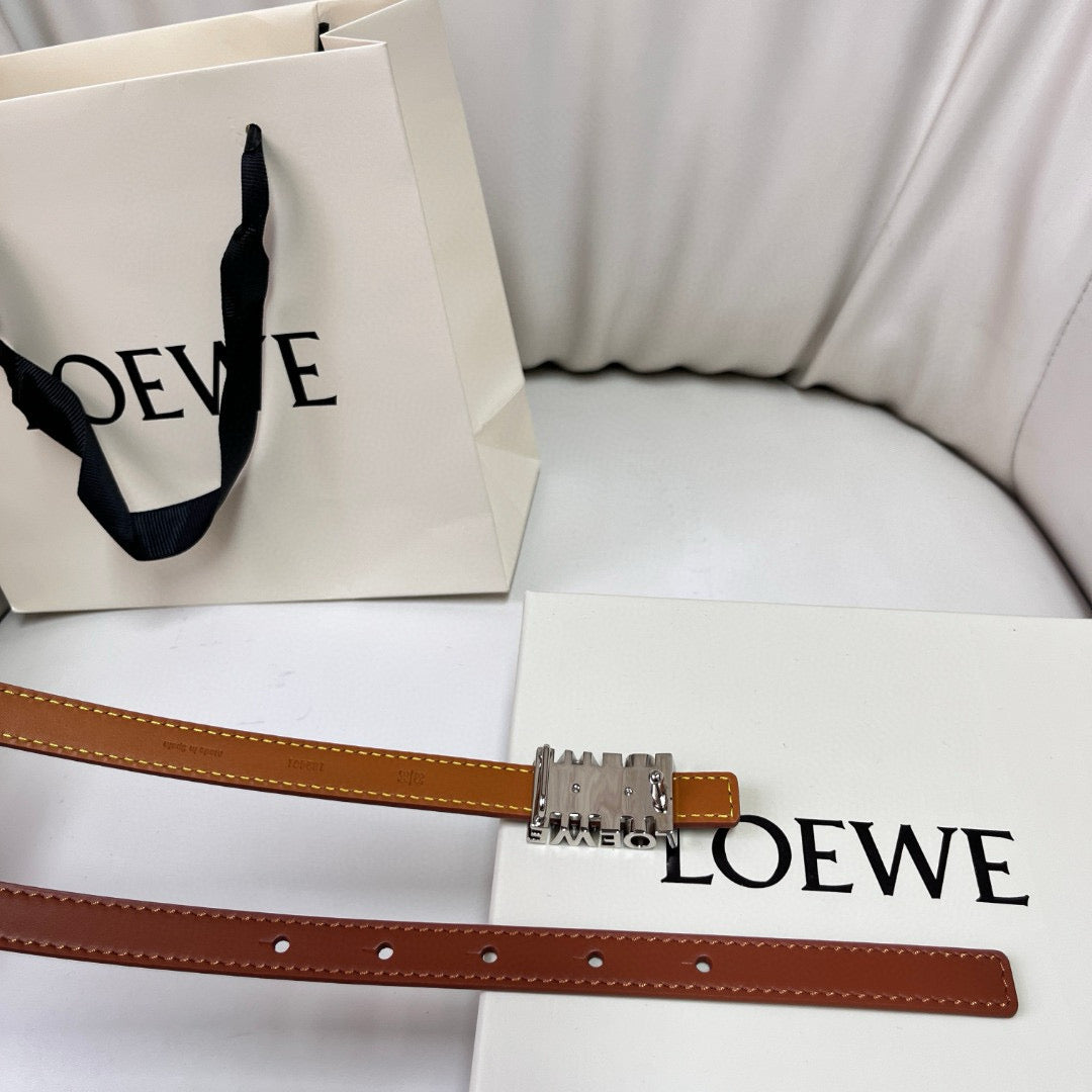 Belts- Loew Belt 1.5 Cm Premium Leather Designer Belt