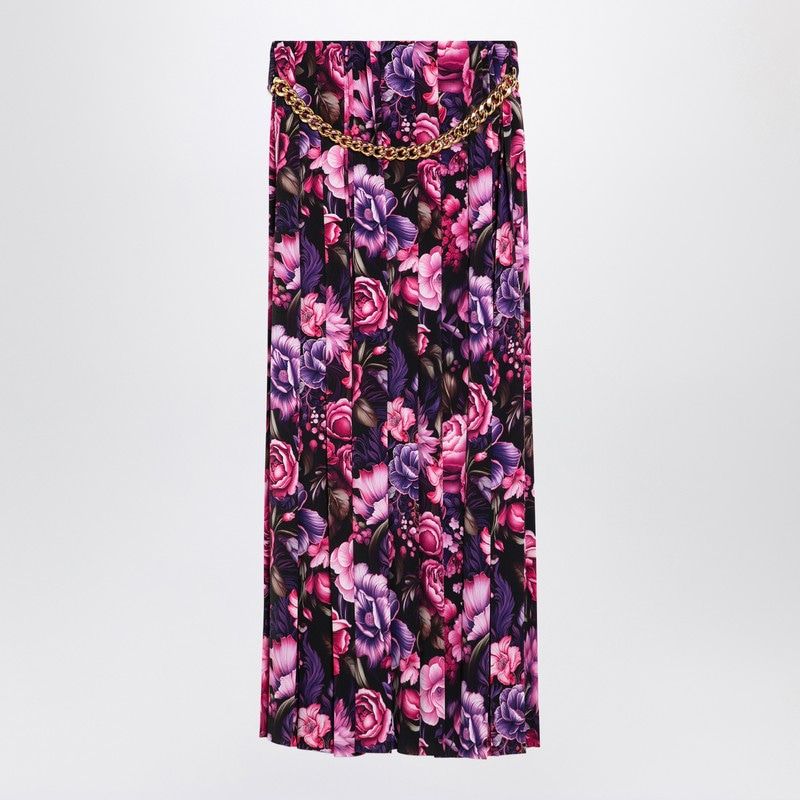 Balenciaga Skirts? BALENCIAGA Long Pleated Floral Skirt Chic Everyday Designer Skirt
