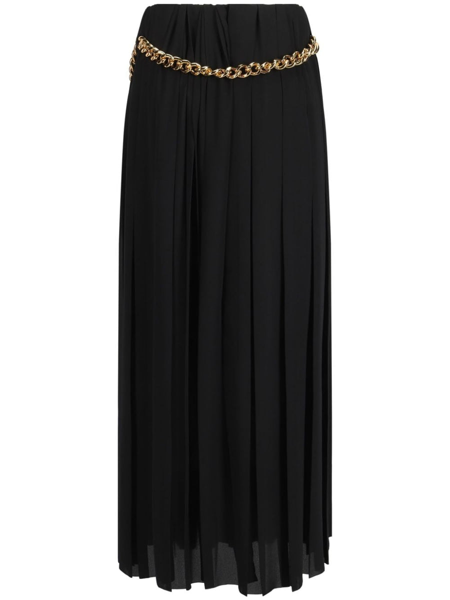 Balenciaga Skirts- BALENCIAGA Chain Embellished Pleated Mini Skirt for Women Chic Everyday Designer Skirt