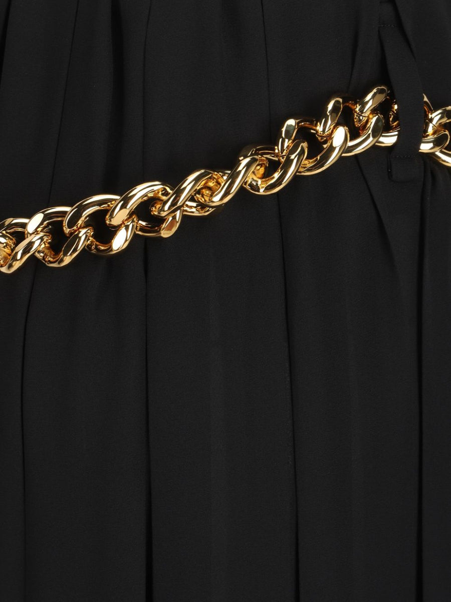 Balenciaga Skirts- BALENCIAGA Chain Embellished Pleated Mini Skirt for Women Chic Everyday Designer Skirt