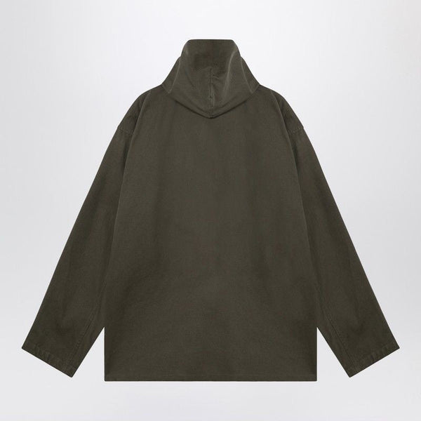 Balenciaga premium outerwear detail and craftsmanship close-up