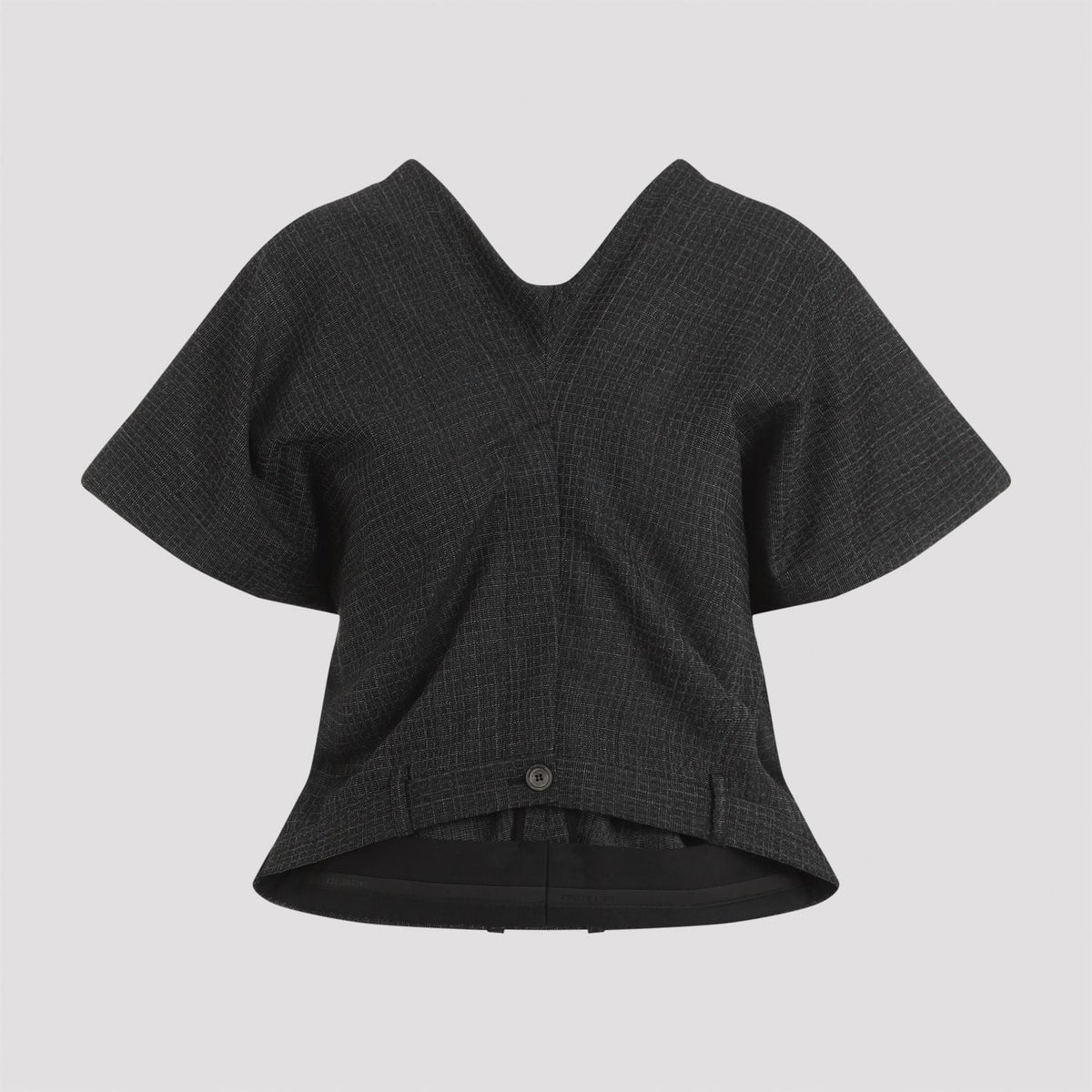 Balenciaga T-Shirts? BALENCIAGA Tailored Pants Top for Women - FW24 Collection Premium Designer Cotton T-Shirt