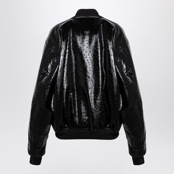 Balenciaga premium outerwear detail and craftsmanship close-up