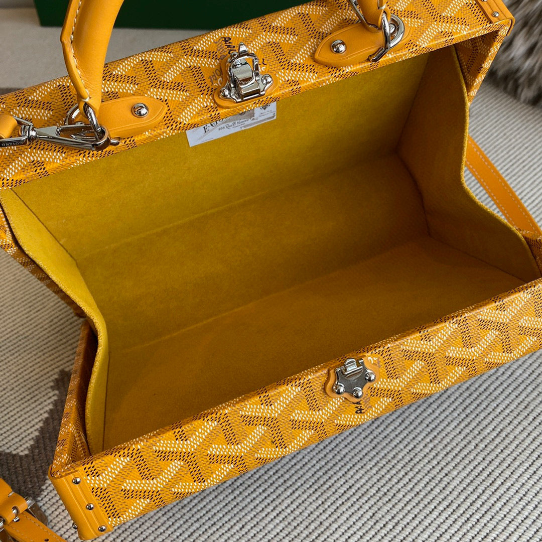 Bags- Goya Grand Hotel Trunk Bag Luxury Designer Leather Handbag
