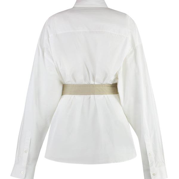 Balenciaga premium shirts detail and craftsmanship close-up