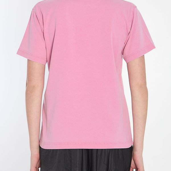 Close-up of Balenciaga t-shirts & tops hardware and fine stitching