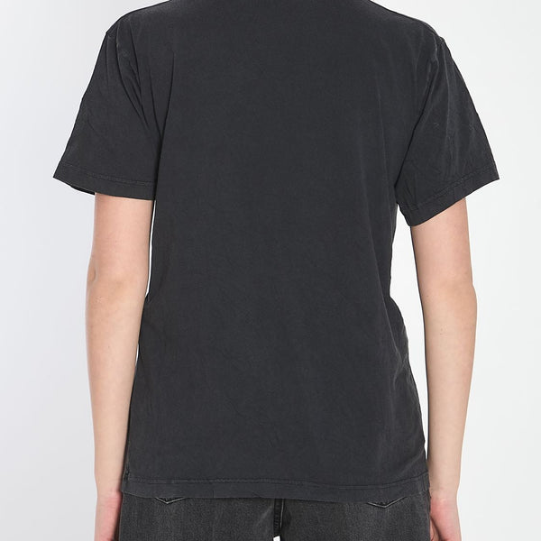 Close-up of Balenciaga t-shirts & tops hardware and fine stitching