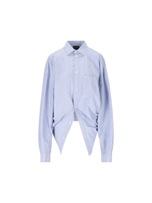 Balenciaga Tops? BALENCIAGA Ultimate Comfort Cotton Shirt for Women Elegant Everyday Designer Top