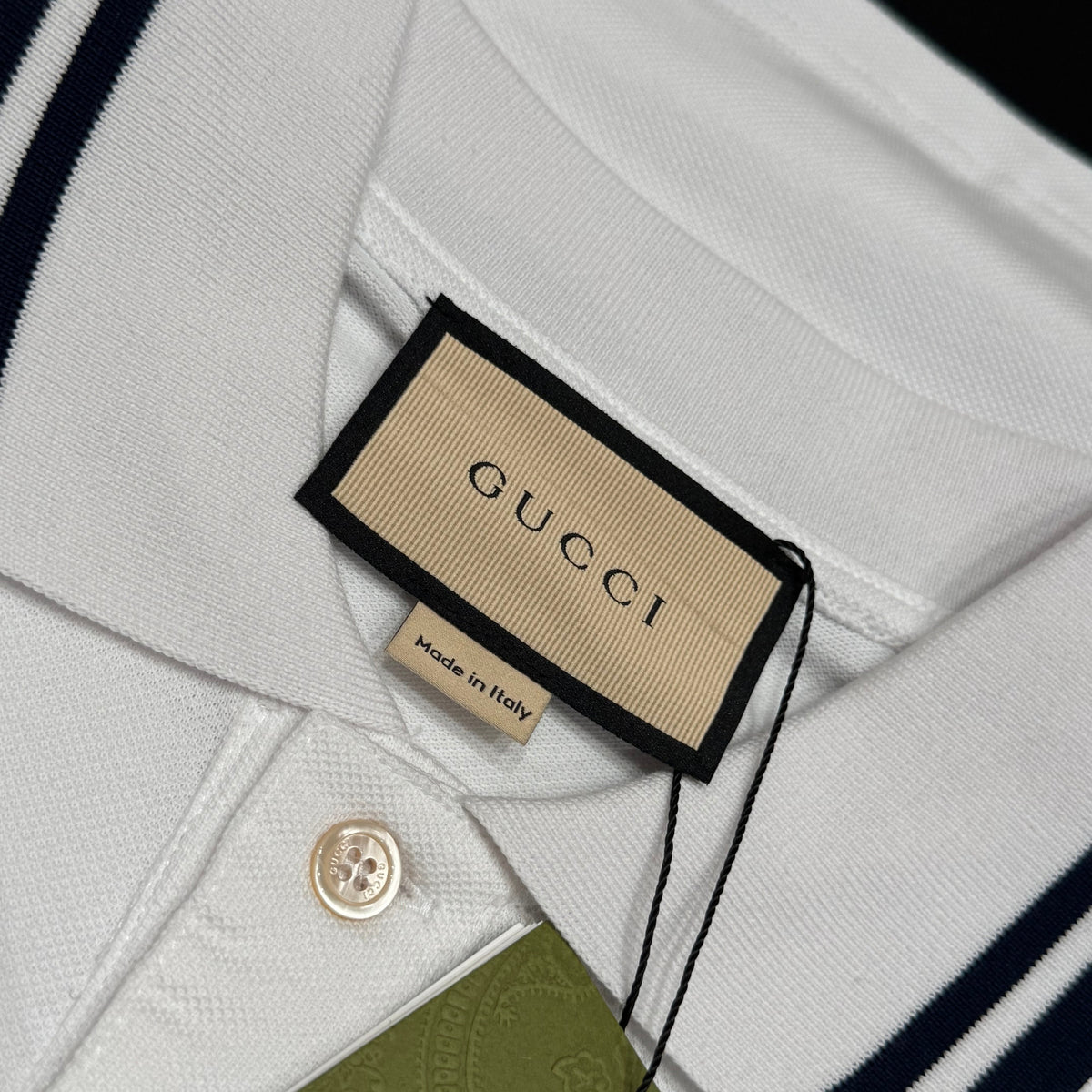 Gucci Polo Shirts- Gucci Polo Shirt Classic Designer Cotton Polo Shirt