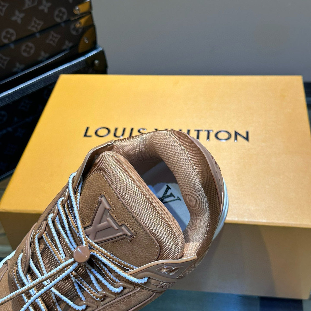 Louis Vuitton Shoes- Louis Vuitton Lou Trainers Comfortable Everyday Designer Shoes