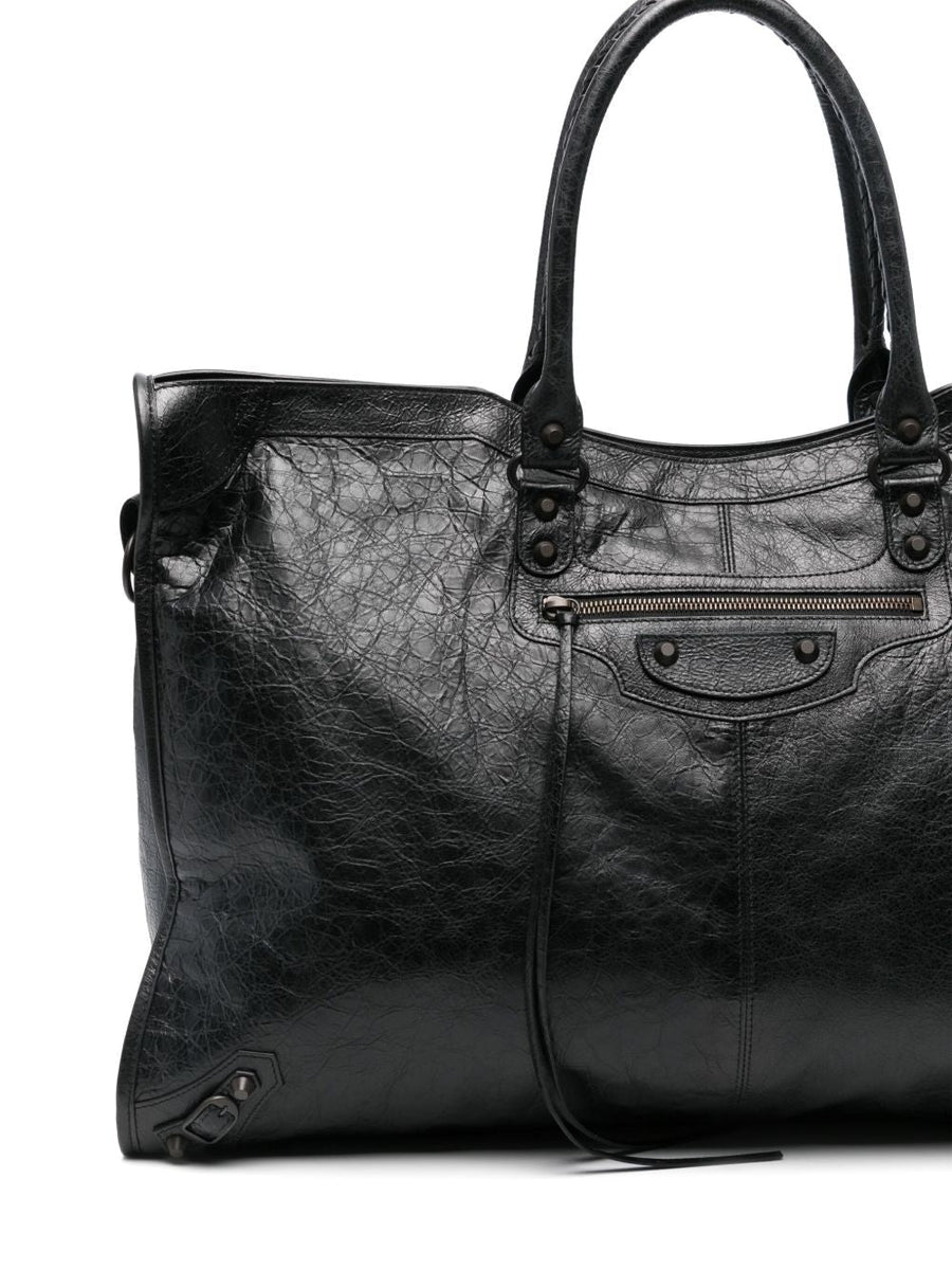 Balenciaga Bags- BALENCIAGA Luxe Lamb Leather Handbag for Men Premium Designer Shoulder Bag