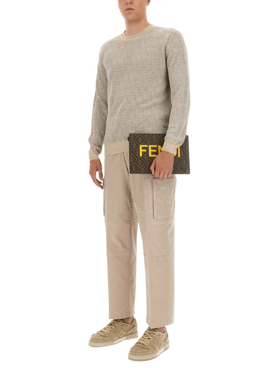 Fendi pants luxury designer piece front view