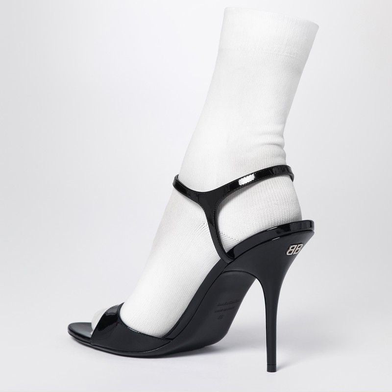 Balenciaga premium pumps detail and craftsmanship close-up