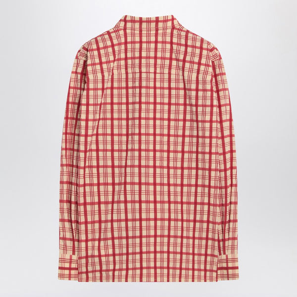 Bottega Veneta Tops? Bottega Veneta Women Checked Cotton Shirt Premium Designer Casual Top