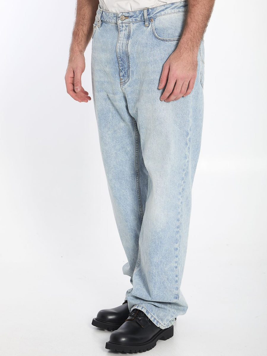 Balenciaga pants lifestyle shot premium designer piece